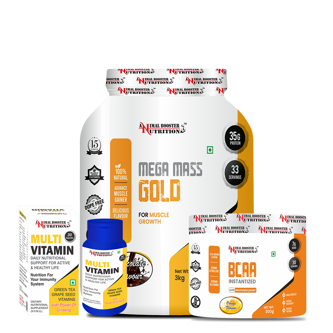 MEGA MASS GOLD COMBO - Animal Booster Nutrition