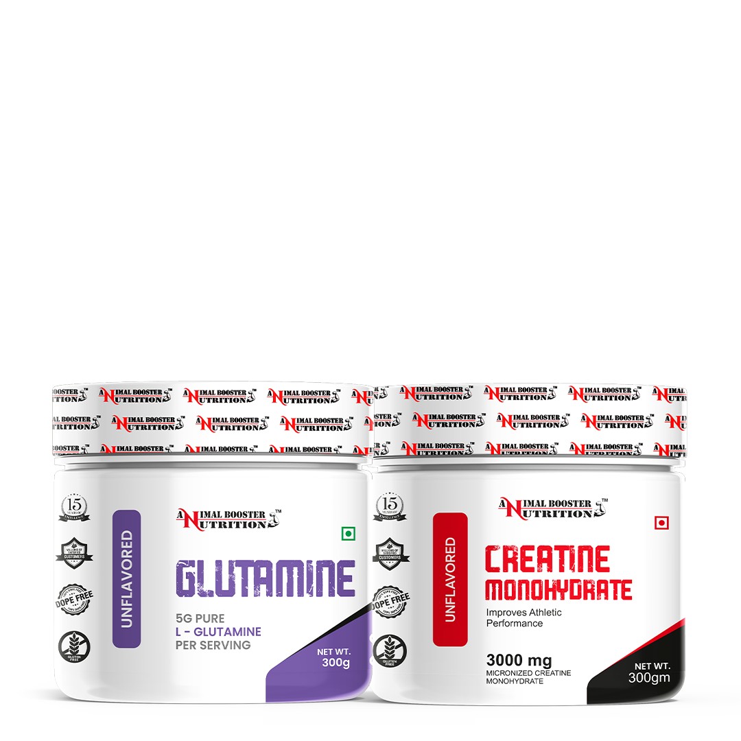 Glutamine & Creatine 300gm combo