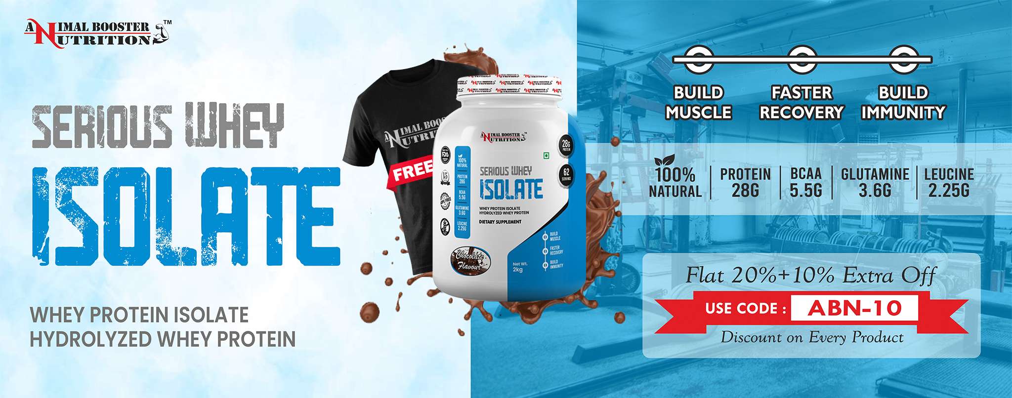Serious Whey Isolate banner offer