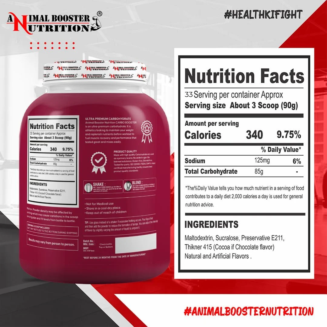 Animal-Carbo-Booster-3kg-Nutritional-Fact