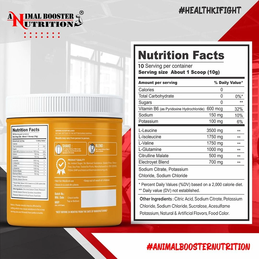 BCAA-Nutritional-Fact