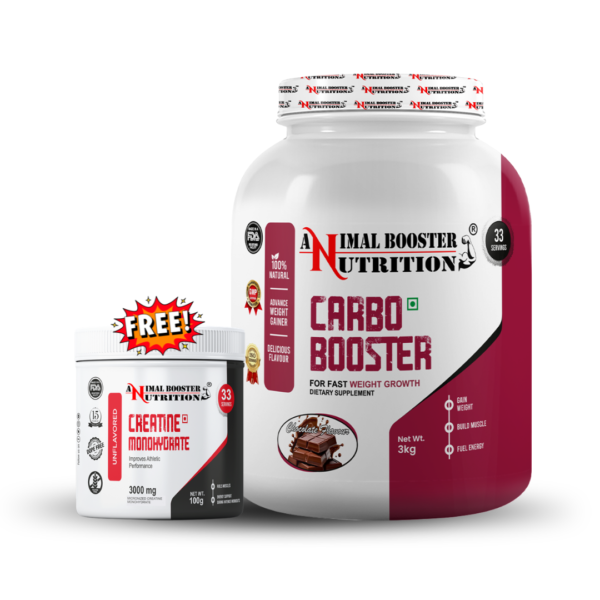 Carbo Booster 3kg - Chocolate with 100gm Creatine