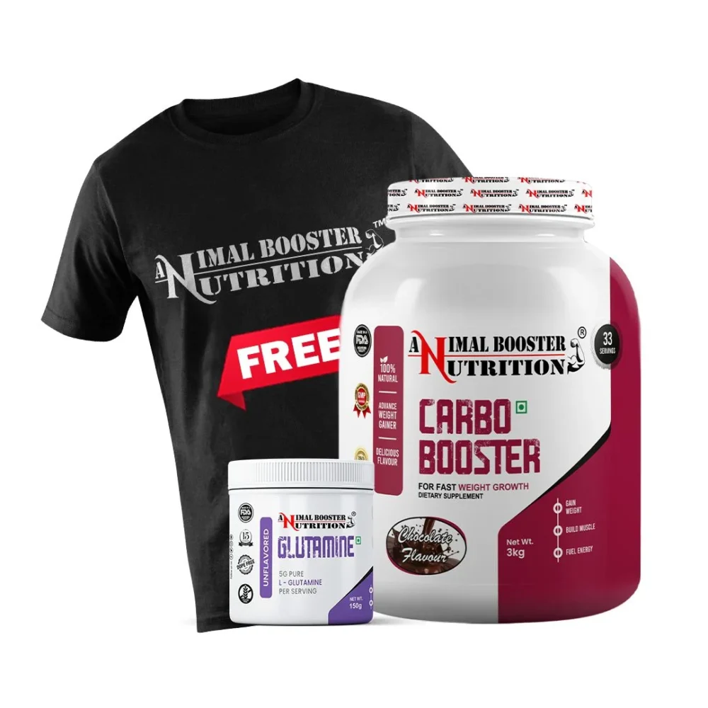 Carbo Booster 3kg & 150GM Glutamine Combo
