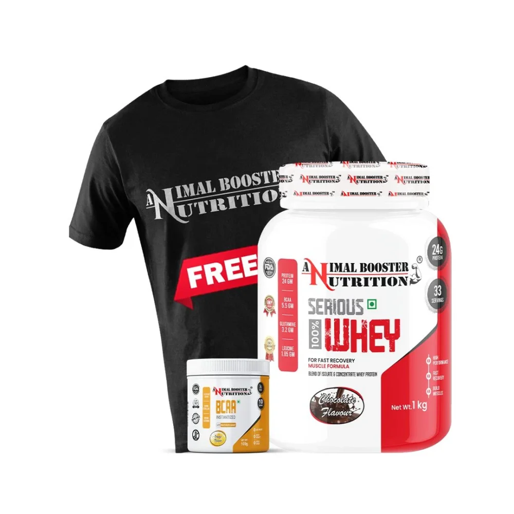 Serious Whey 1kg & 100GM BCAA Combo