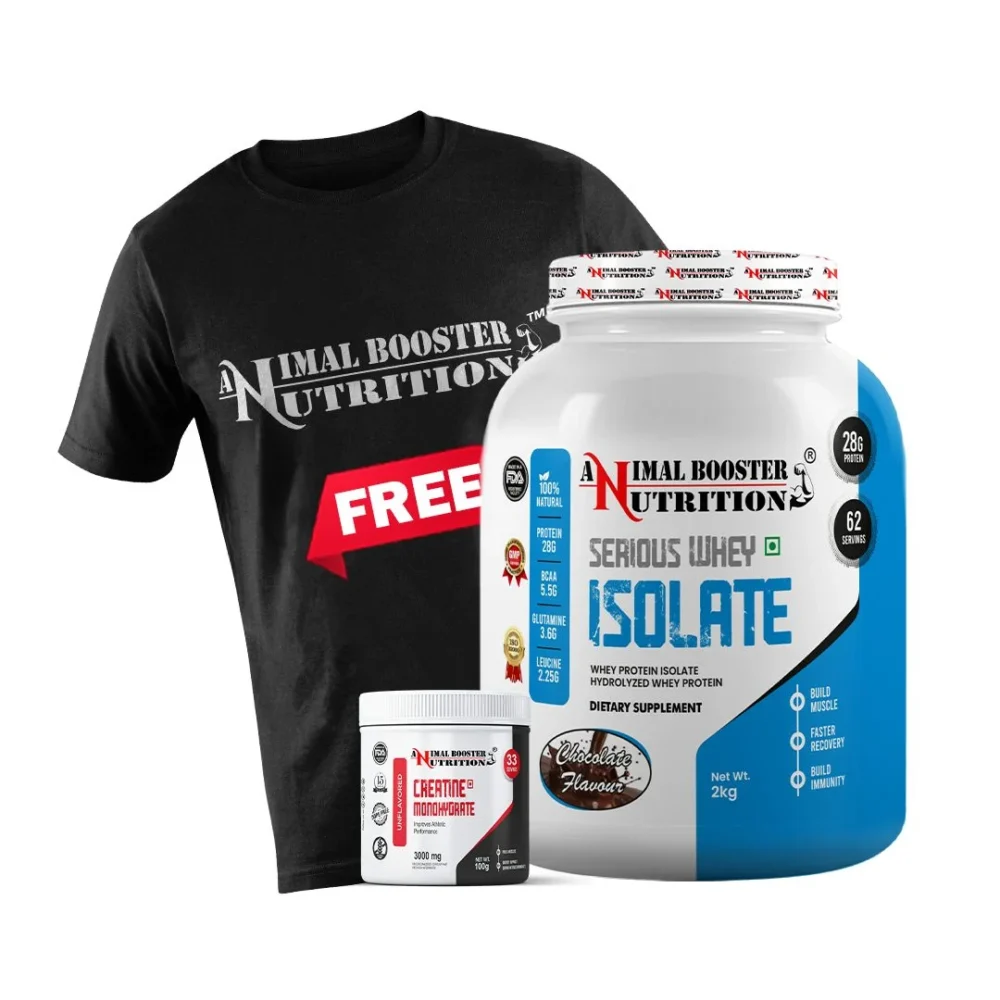 Serious Whey Isolate 2kg & 100GM Creatine Combo